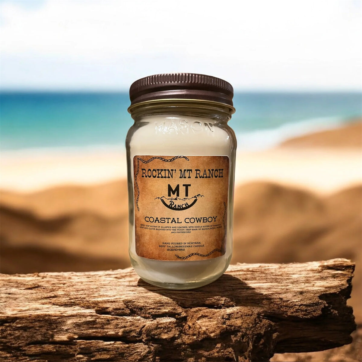 Rockin MT Ranch Tallow Ranch Candle- 16 ounce