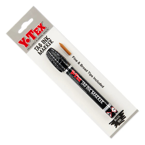 YTEX Tag Ink Marker  -  Black
