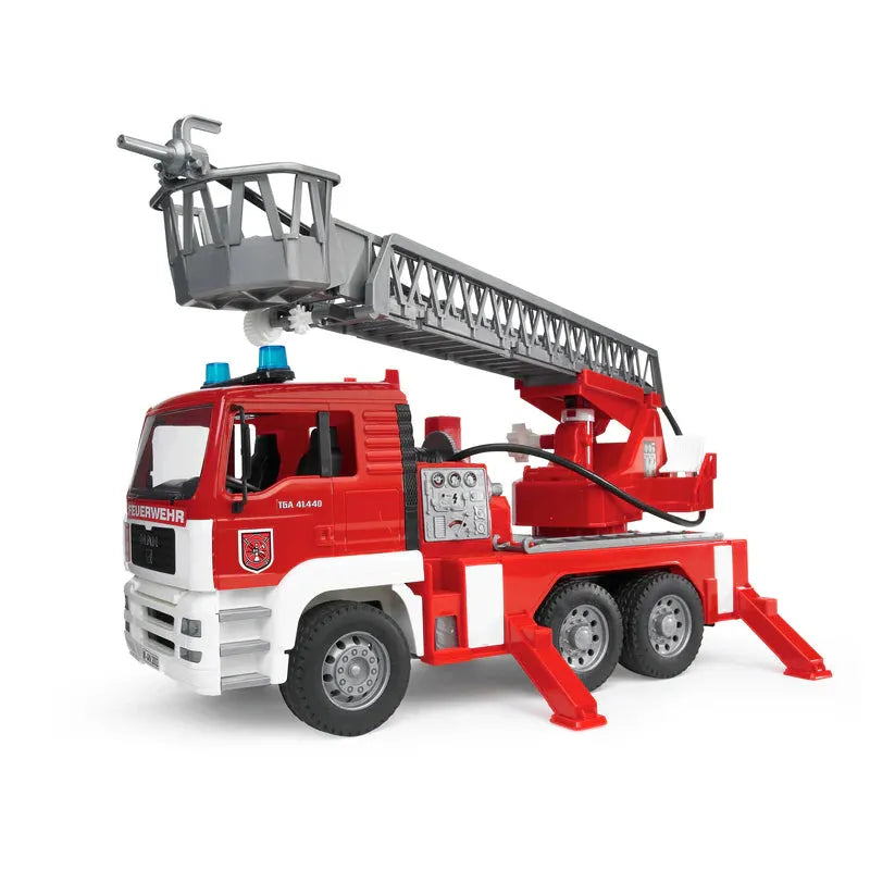 Bruder MAN TGA Fire Engine w Ladder, Water Pump and Light & Sound Module