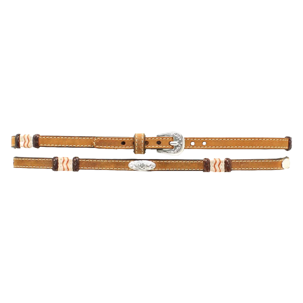 M&F Ribbon Wrap Hat Band w/Concho