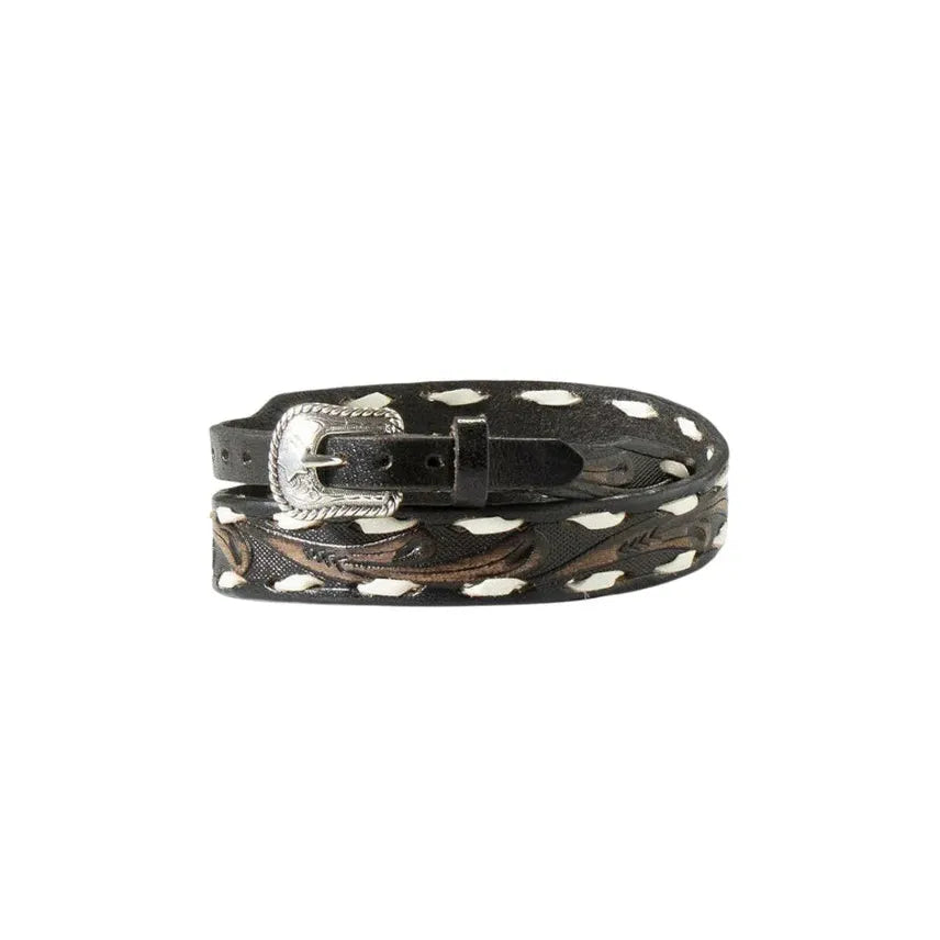 M&F Twister Scrolling Buck Lace Hat Band- Black