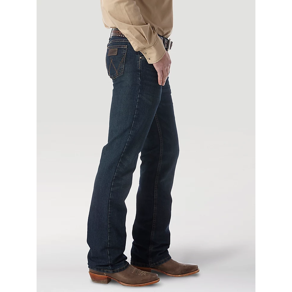 Wrangler Men's 20X 02 Competition Slim Jeans - Root Beer