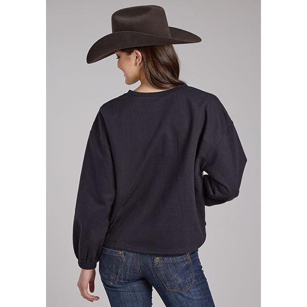 Roper Women's Long Sleeve Sweatshirt- Black