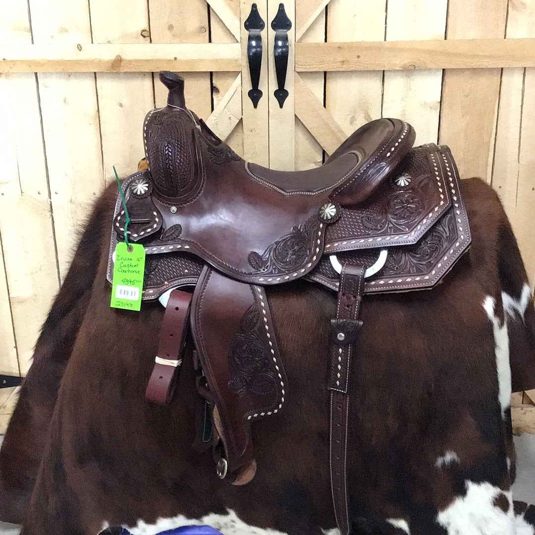 Irvine Custom 16" Cowhorse Saddle
