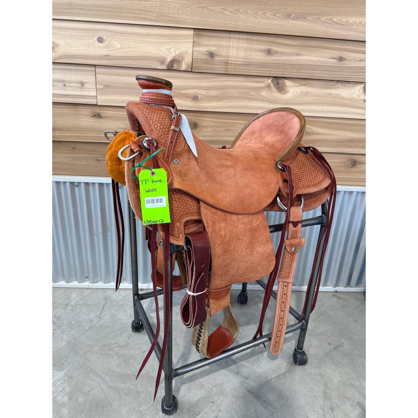 Irvine's 17" Wade Ranch Saddle