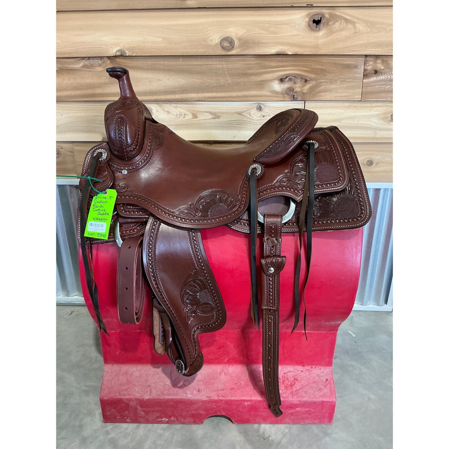 Irvine Custom 18" Ranch Cutting Saddle