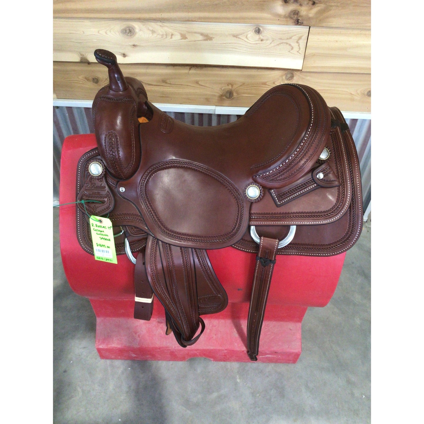 R. Ruelas 17" Custom Cutting Saddle