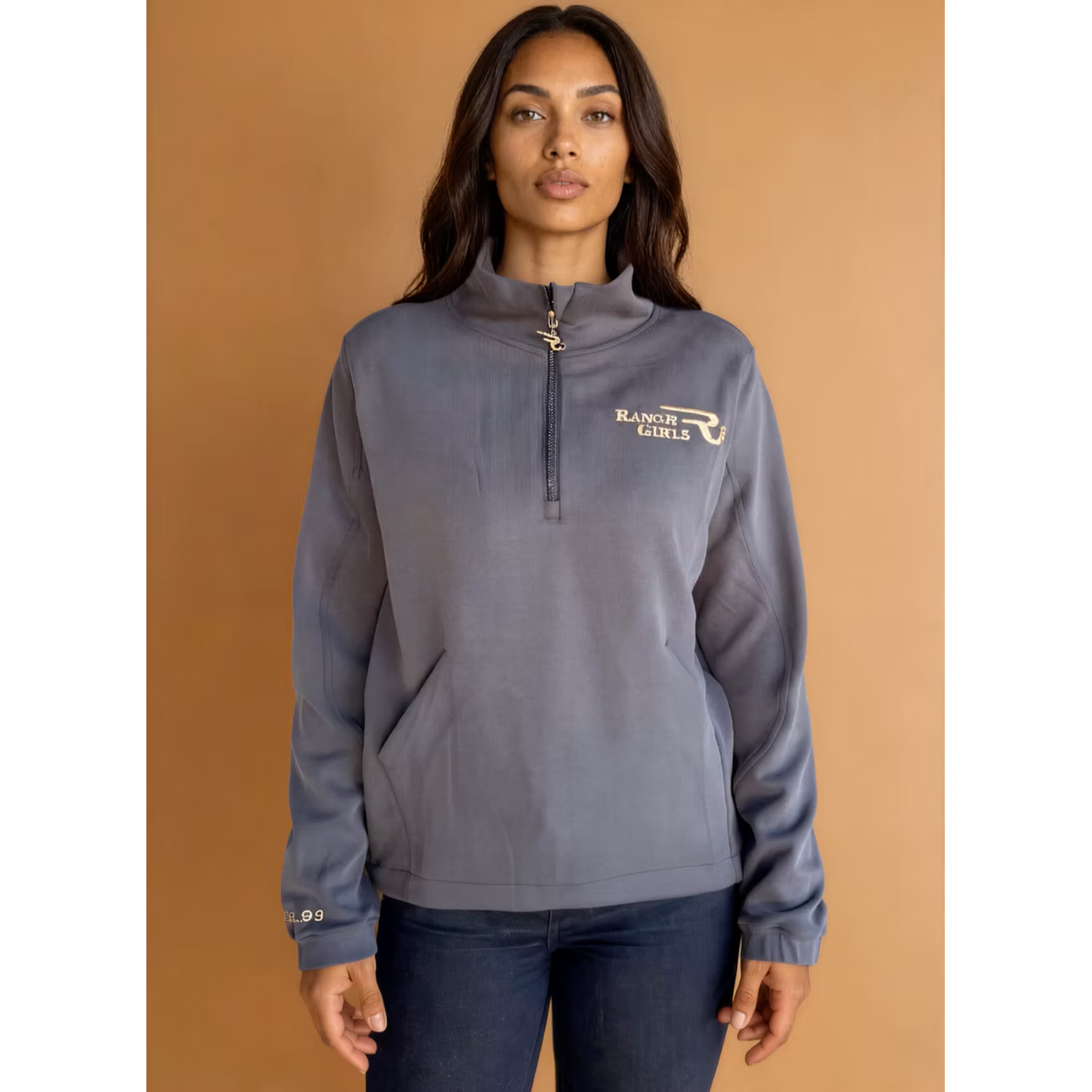 Ranch Girls Women's Western Activewear Zip UP Ivy Sweatshirt- Multiple Colours