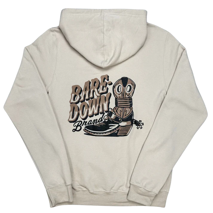 Baredown Brand Strapped-Tan Hoodie