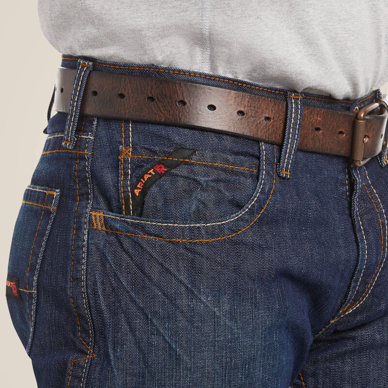 Ariat Men's FR M3 Loose Basic Stackable Straight Leg Jeans - Shale