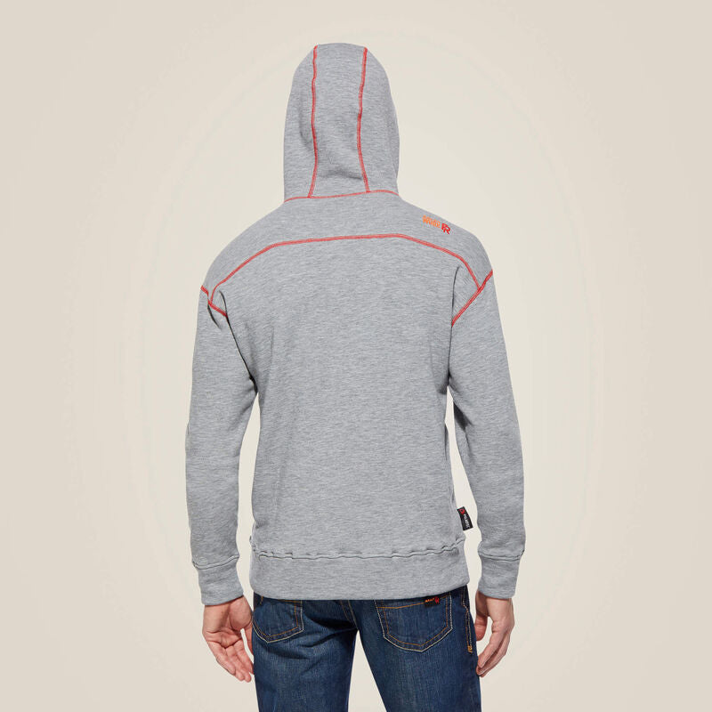 Ariat Men's Fire Resistant Polartec Hoodie - Heather Grey