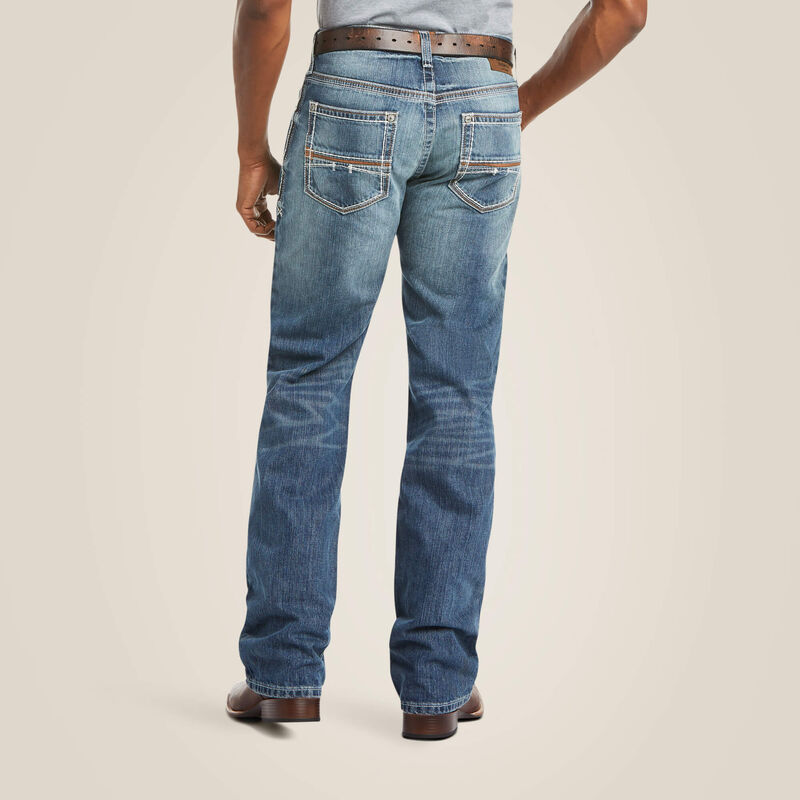 Ariat Men's M4 Low Rise Coltrane Boot Cut Jean - Durango