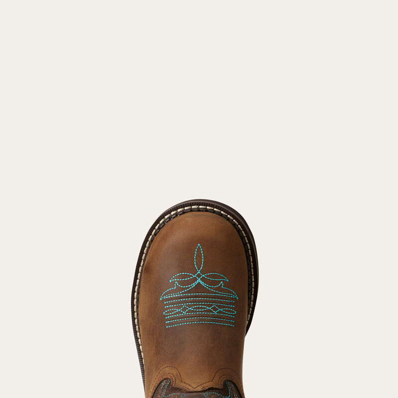 Ariat Women's Fatbaby Heritage Western Boots - Distressed Brown/Fudge