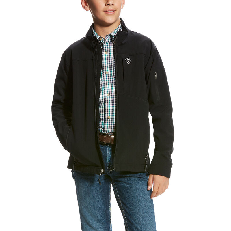 Ariat Boy's Vernon 2.0 Softshell Jacket - Black