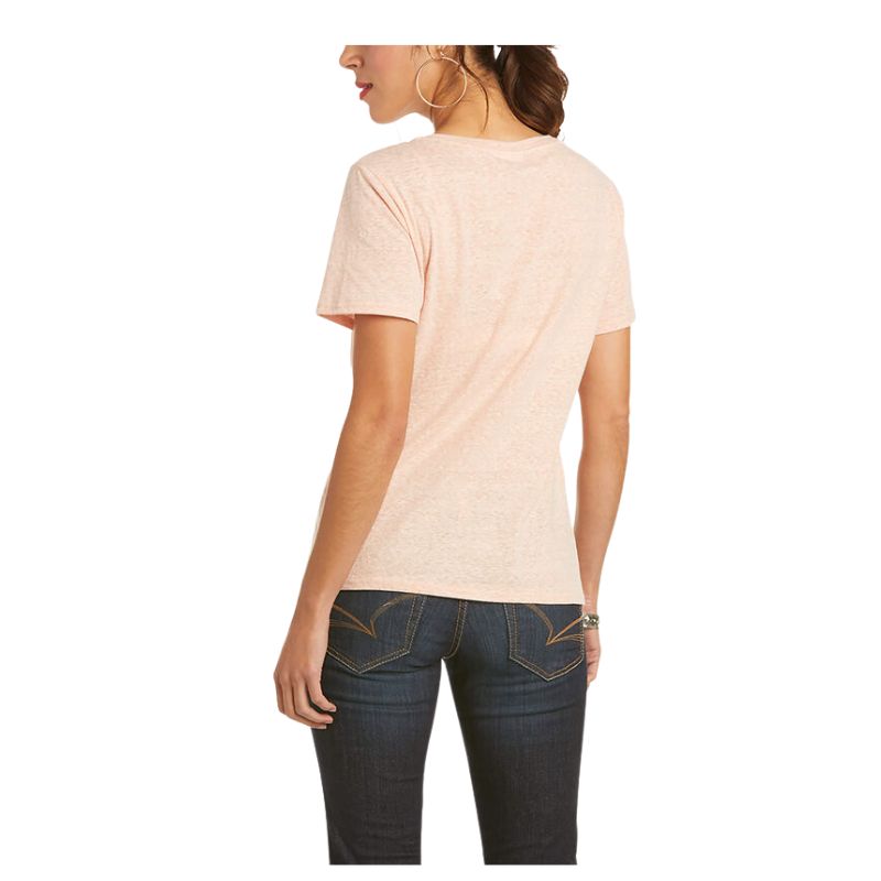 Ariat Women's Howdy SS T-Shirt Pure Peach