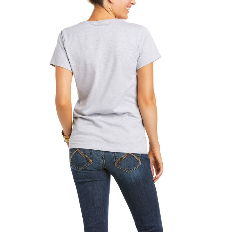 Ariat Women's Wild Heart T-Shirt Athletic Heather
