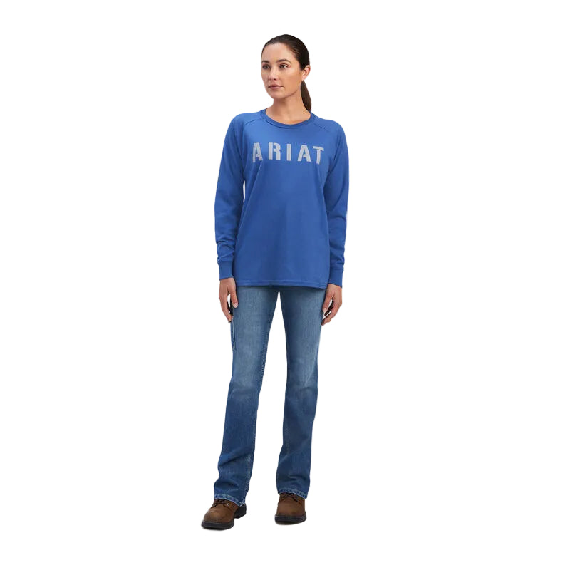 Ariat Womens Rebar Cotton Strong Block T-Shirt