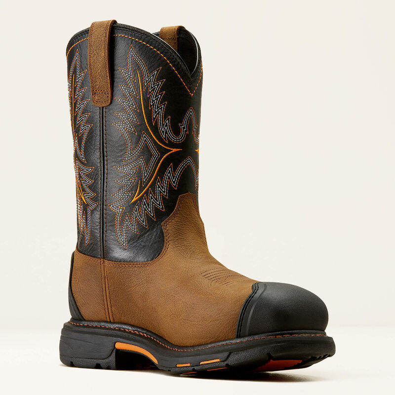 Ariat Men's WorkHog CSA XTR Waterproof Composite Toe Work Boots - Rye Brown/Black