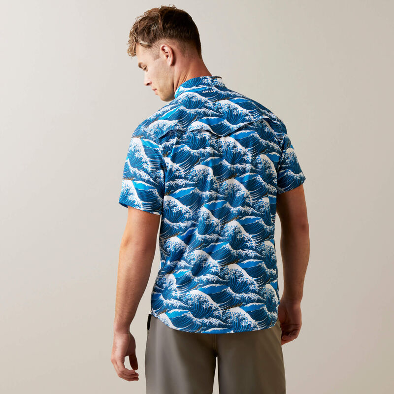 Ariat Men's Venttek Western Aloha Fitted Shirt
