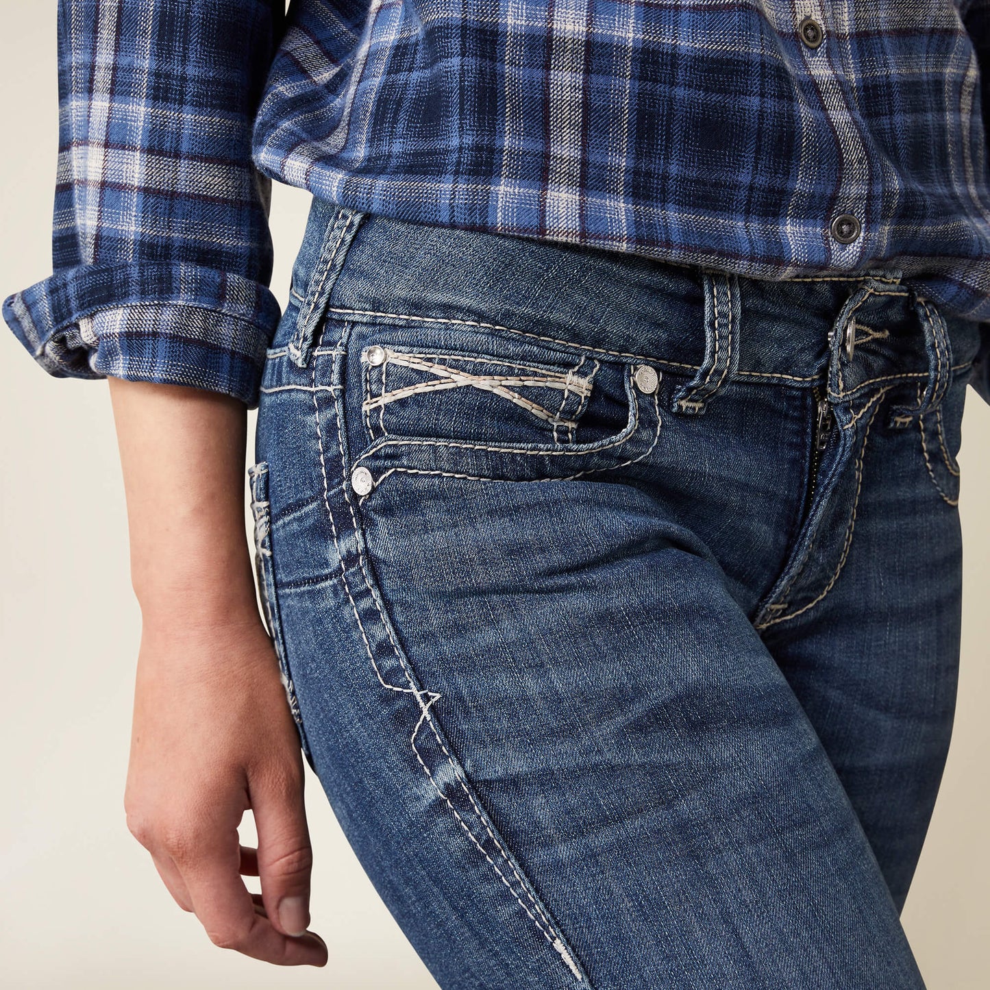 **Ariat Women's REAL Mid Rise Miriam Bootcut Jeans - Irvine