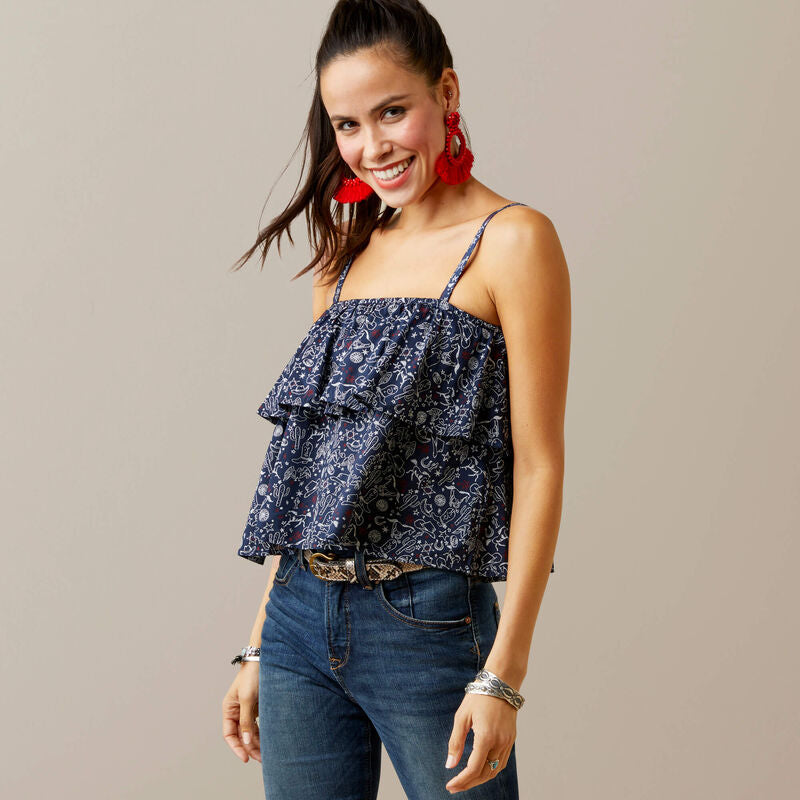 Ariat Women's Howdy Print Top