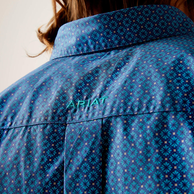 Ariat Men's Braxton Classic Fit Long Sleeve Shirt - Spellbound Teal