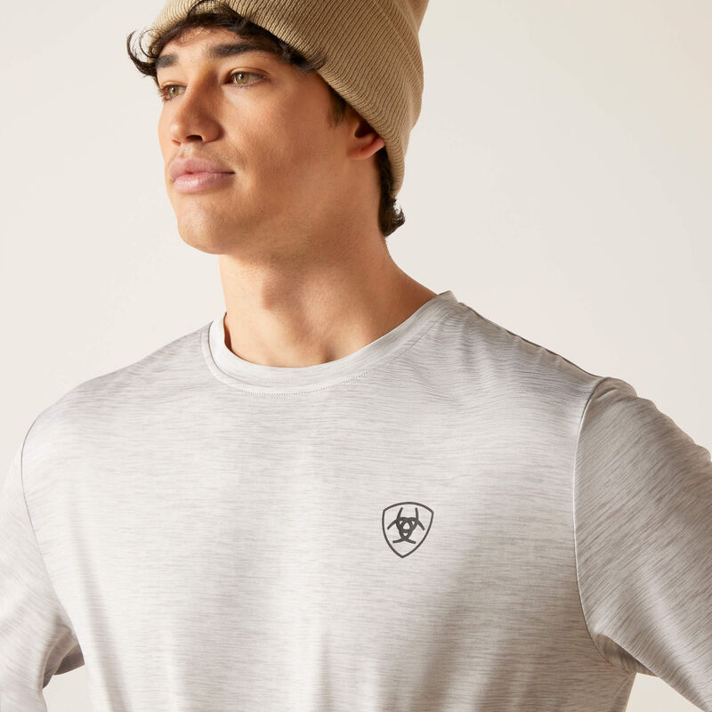 Ariat Men's Charger Camo Corps Long Sleeve T-Shirt - Grey