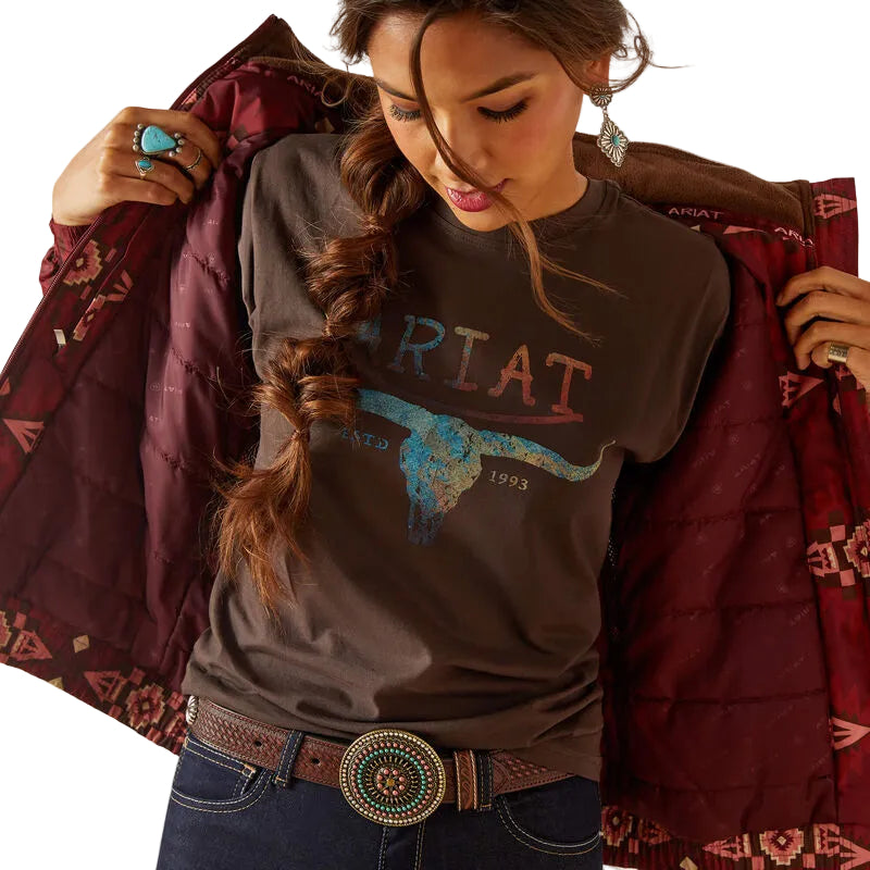 Ariat Women's Western Stable Jacket Alamo Print