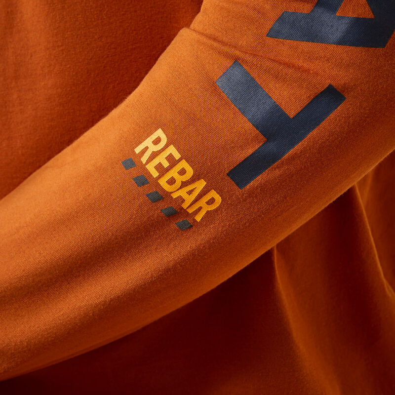 Ariat Men's Rebat Workman Logo Shirt - Carmel Cafe/Seaborne