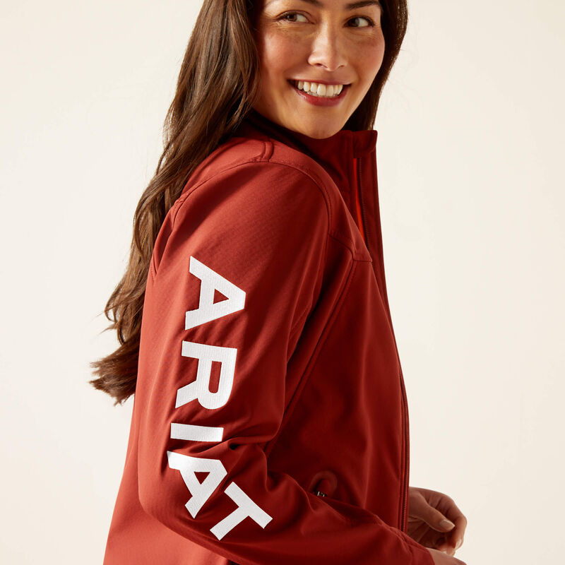 Ariat Women's New Team Softshell Jacket - Fired Brick