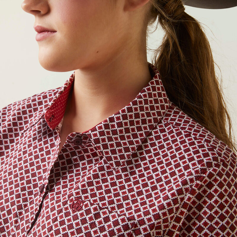 Ariat Women's Wrinkle Resist Kirby Stretch Shirt - Raleigh Geo