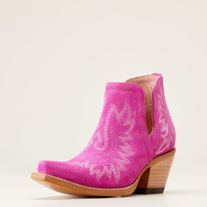 **Ariat Women's Dixon Western Boots - Haute Pink Suede