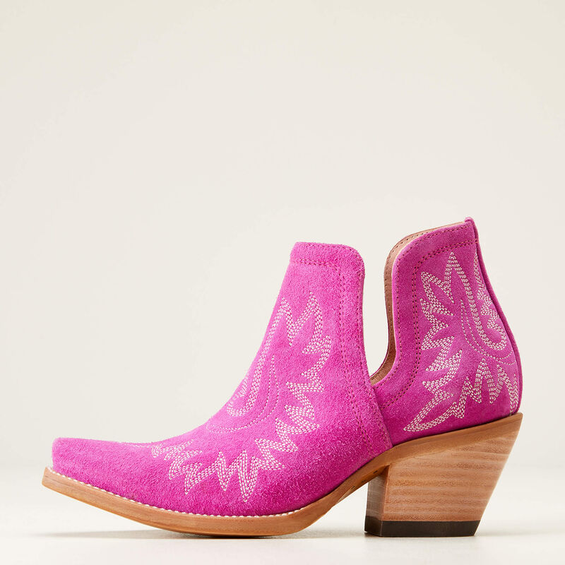 **Ariat Women's Dixon Western Boots - Haute Pink Suede