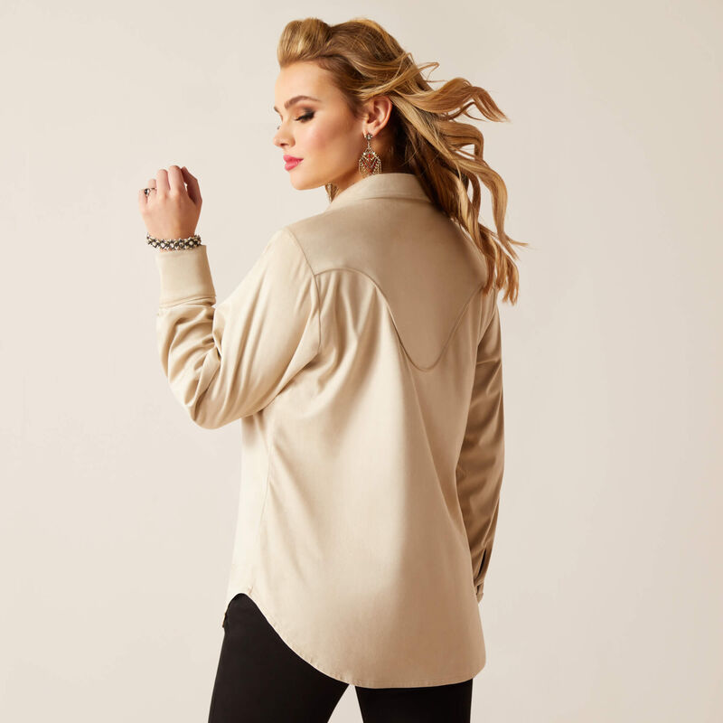 Ariat Women's Sage Suede Top - Peyote