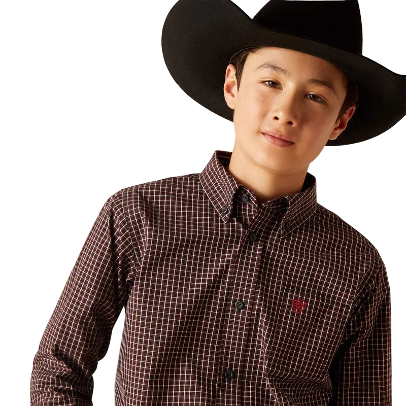 Ariat Boy's Pro Series Paddy Classic Fit Shirt - Black