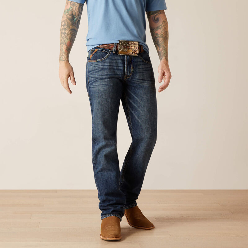 Ariat Men's M1 Vintage Pete Straight Leg Jeans-Livermore