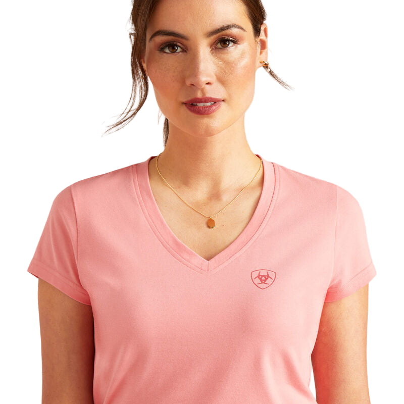 Ariat Women's Petal Front T-Shirt - Flamingo Plume