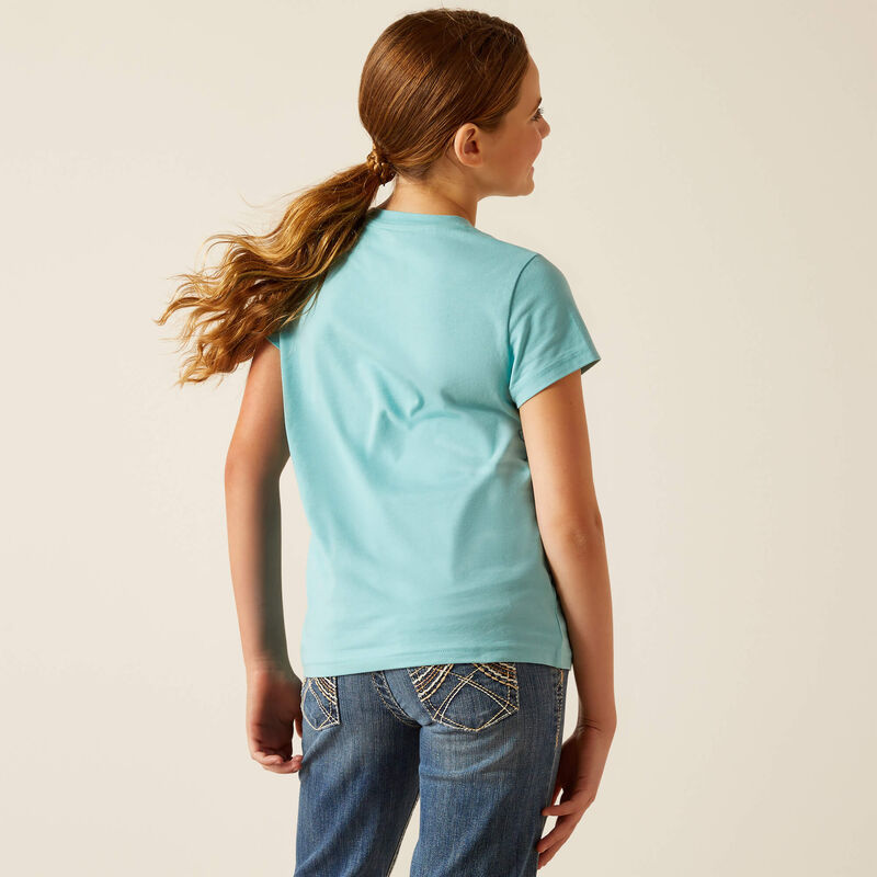 Ariat Girl's Little Friend T-Shirt - Marine Blue