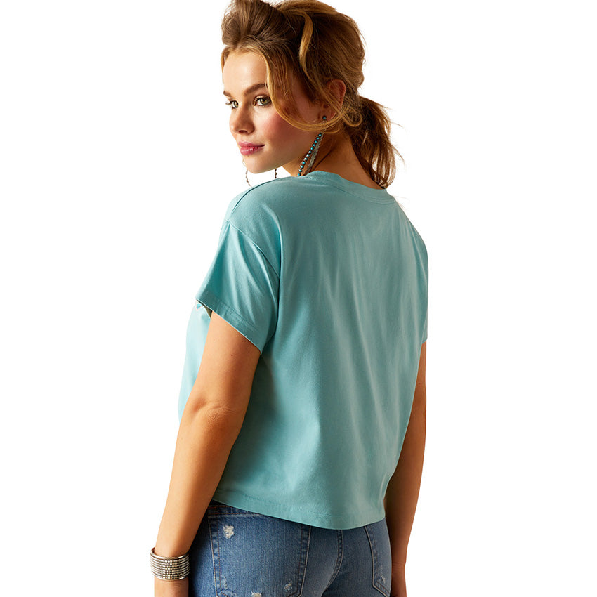 Ariat Women's Mills Short Sleeve T-Shirt - Marine Blue