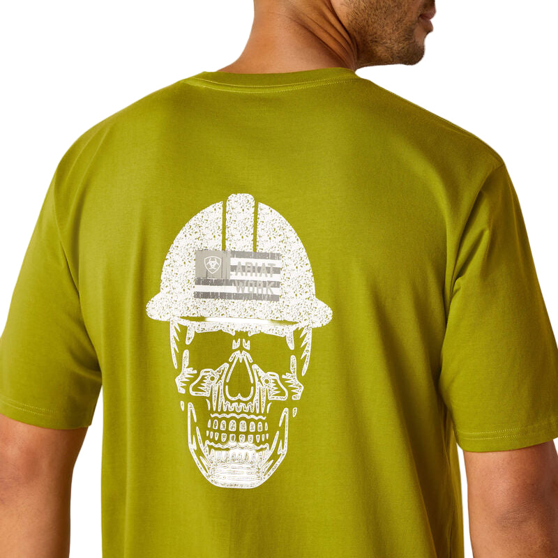 Ariat Men's Rebar Cotton Strong Roughneck T-Shirt - Going Green