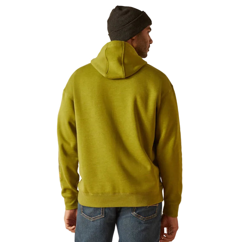 Ariat Men's Rebar Hoodie - Going Green Heather
