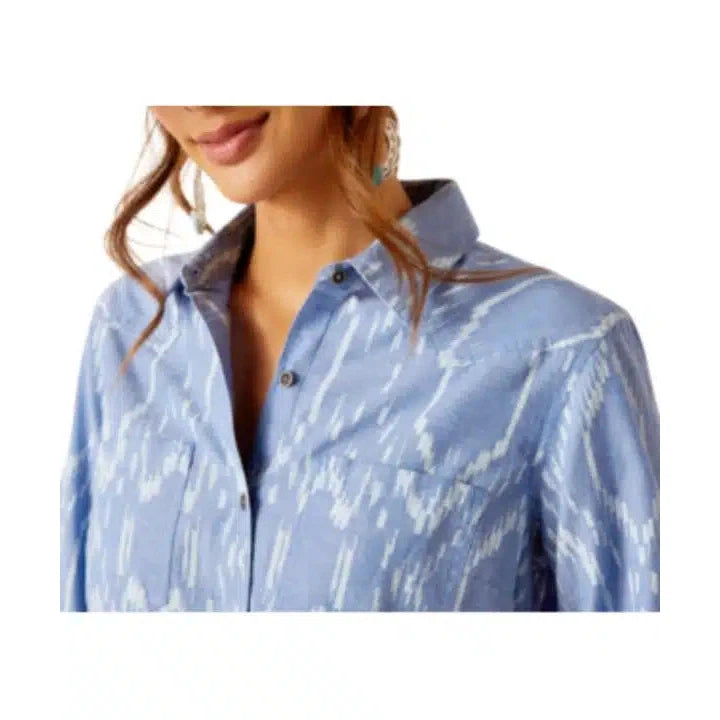 Ariat Women's Billie Jean Long Sleeve Shirt - Blackhawk Ikat