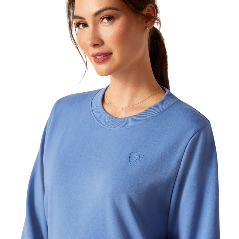 Ariat Women's Memento Sweatshirt - Dutch Blue