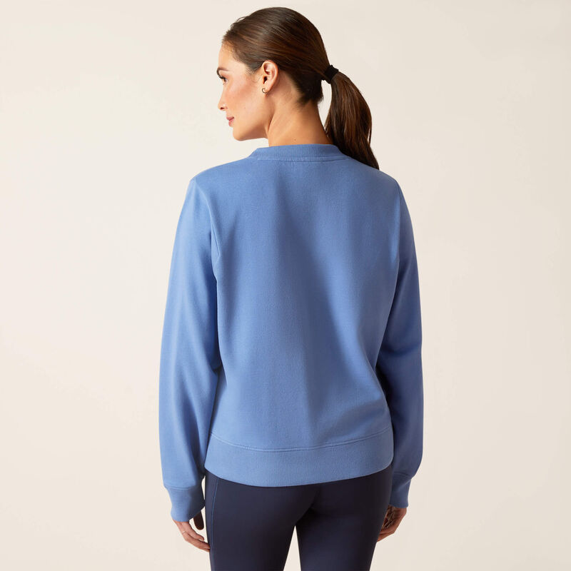 Ariat Women's Memento Sweatshirt - Dutch Blue