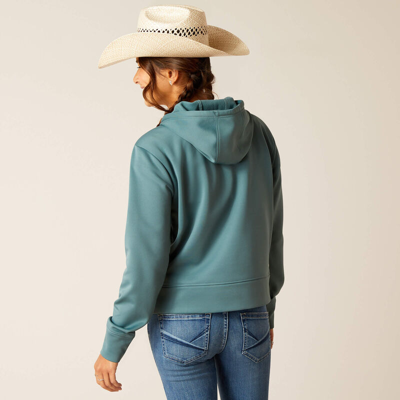 Ariat Women's TEK 1/2 Zip Hoodie - North Atlantic