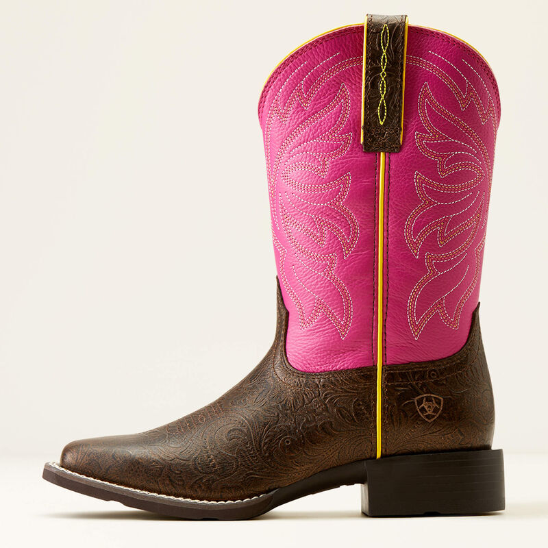Ariat Women's Buckley Western Boots - Bronze Age/Blushing Pink