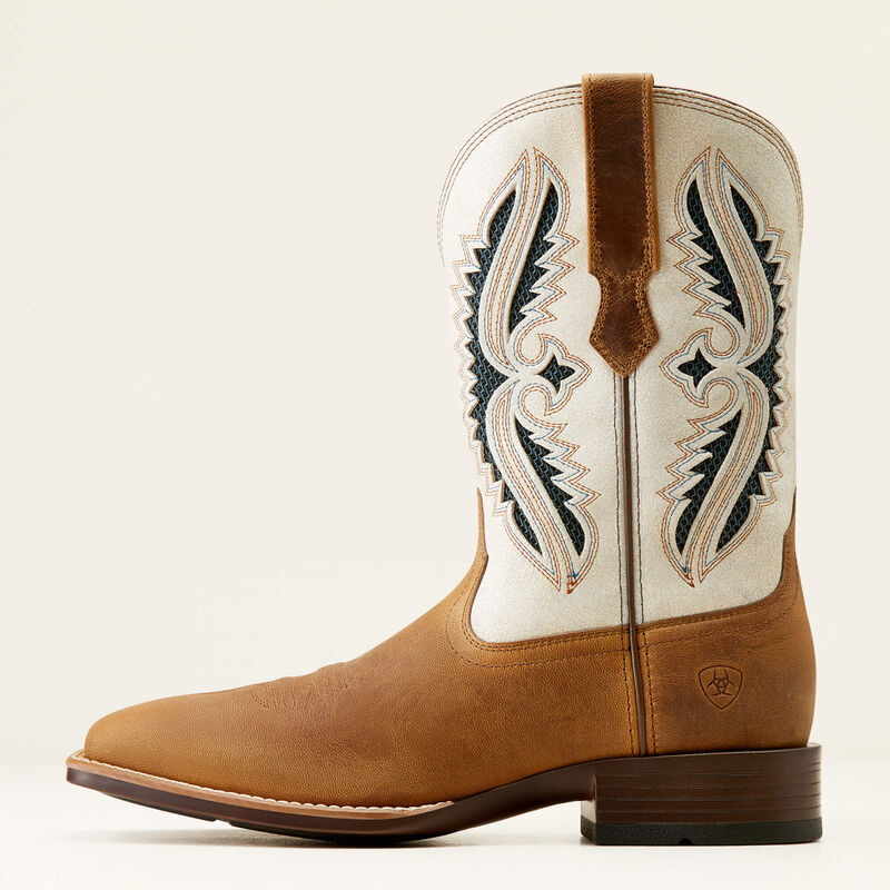Ariat Men's Rowder VentTEK 360° Western Boots - Marbled Tan/White