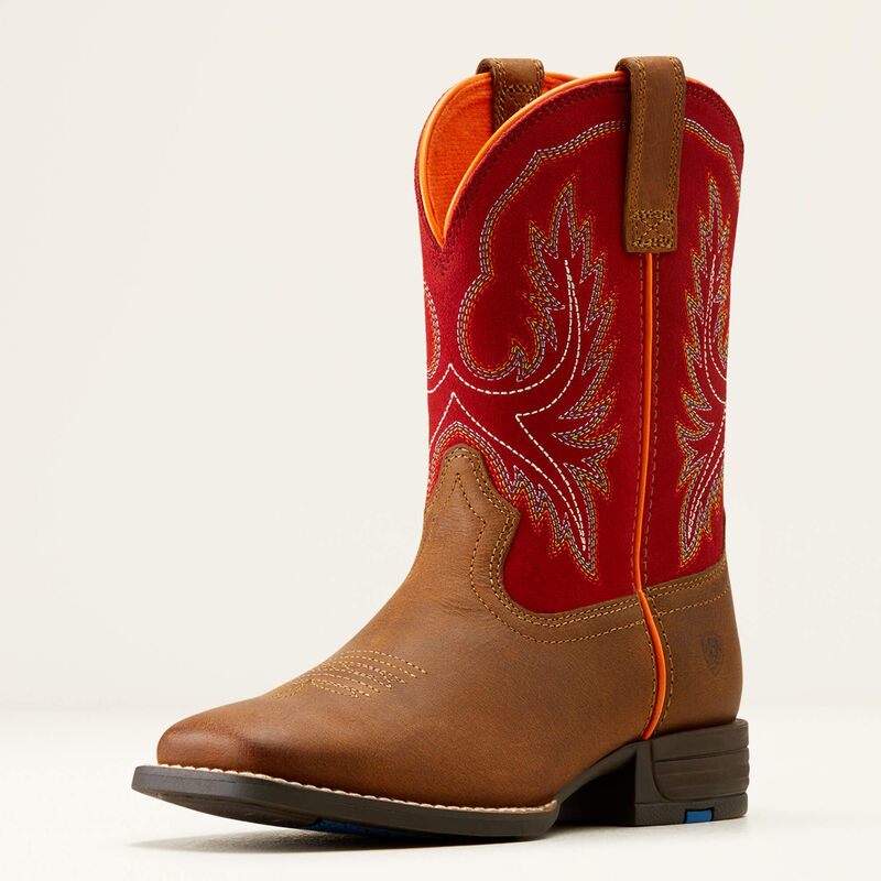 Ariat Kid's Wilder Western Boots - Grand Canyon/Ruby Red