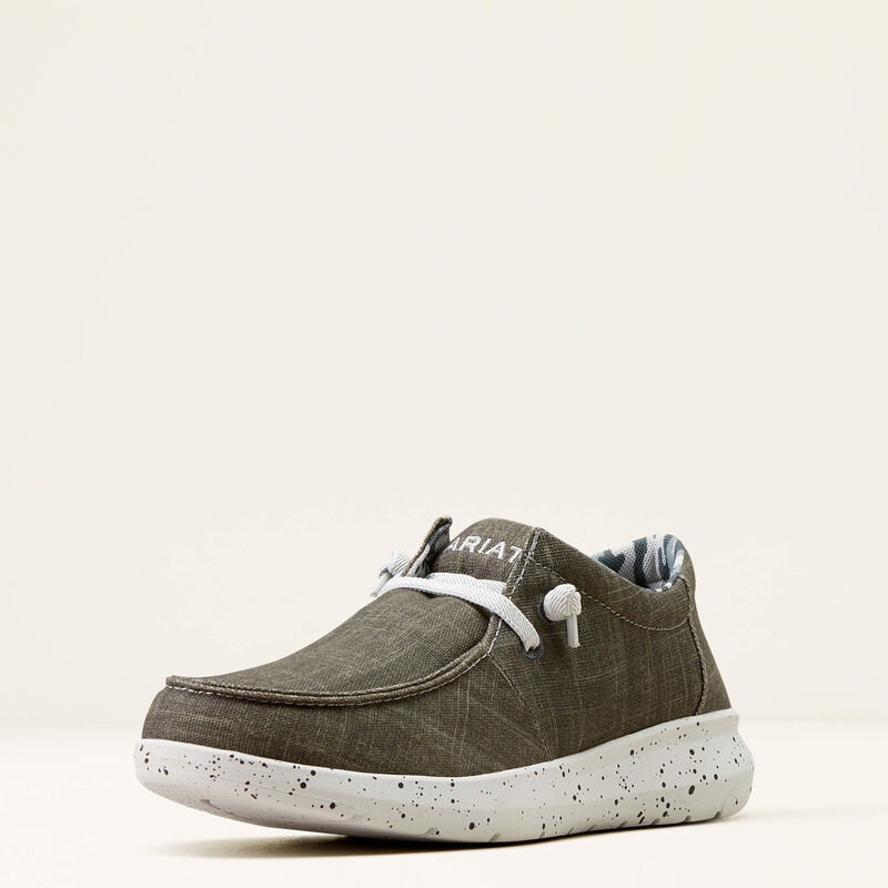 Ariat Men's Hilo Shoes - Grey Noir/Shattered Charcoal