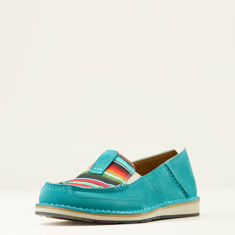 Ariat Women's Cruiser Shoes - Teal Suede/Striking Serape